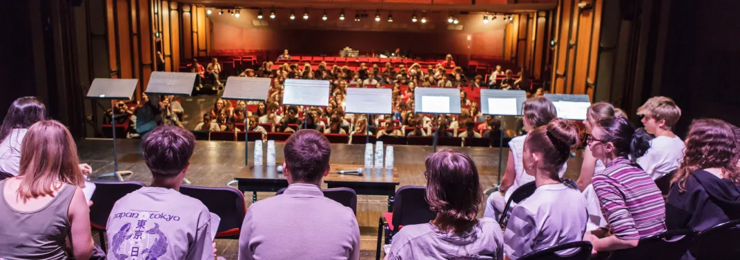 Les lycéens au Grand Théâtre