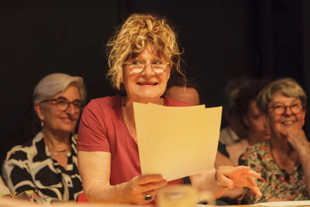 Danièle Klein en lecture