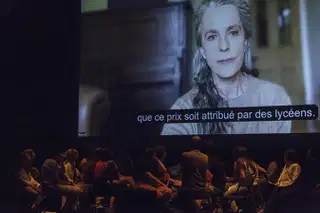 La projection vidéo du discours de Naomi Wallace pour l'édition 2026